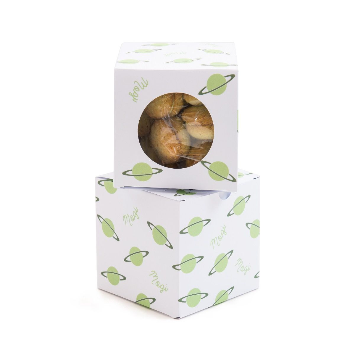 LITTLE SATURN PISTACHIO COOKIES - Gift - MOGI - The Luxury Italian Coffee