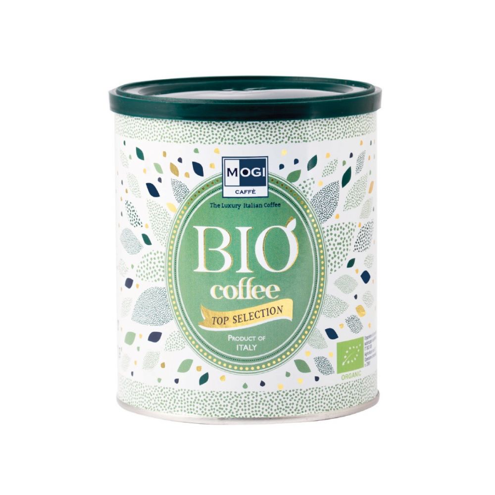 MOGI Bio organic Arabica ground coffee pack – sustainably grown premium coffee.