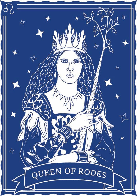 The Queen of Rodes in tarot - MOGI