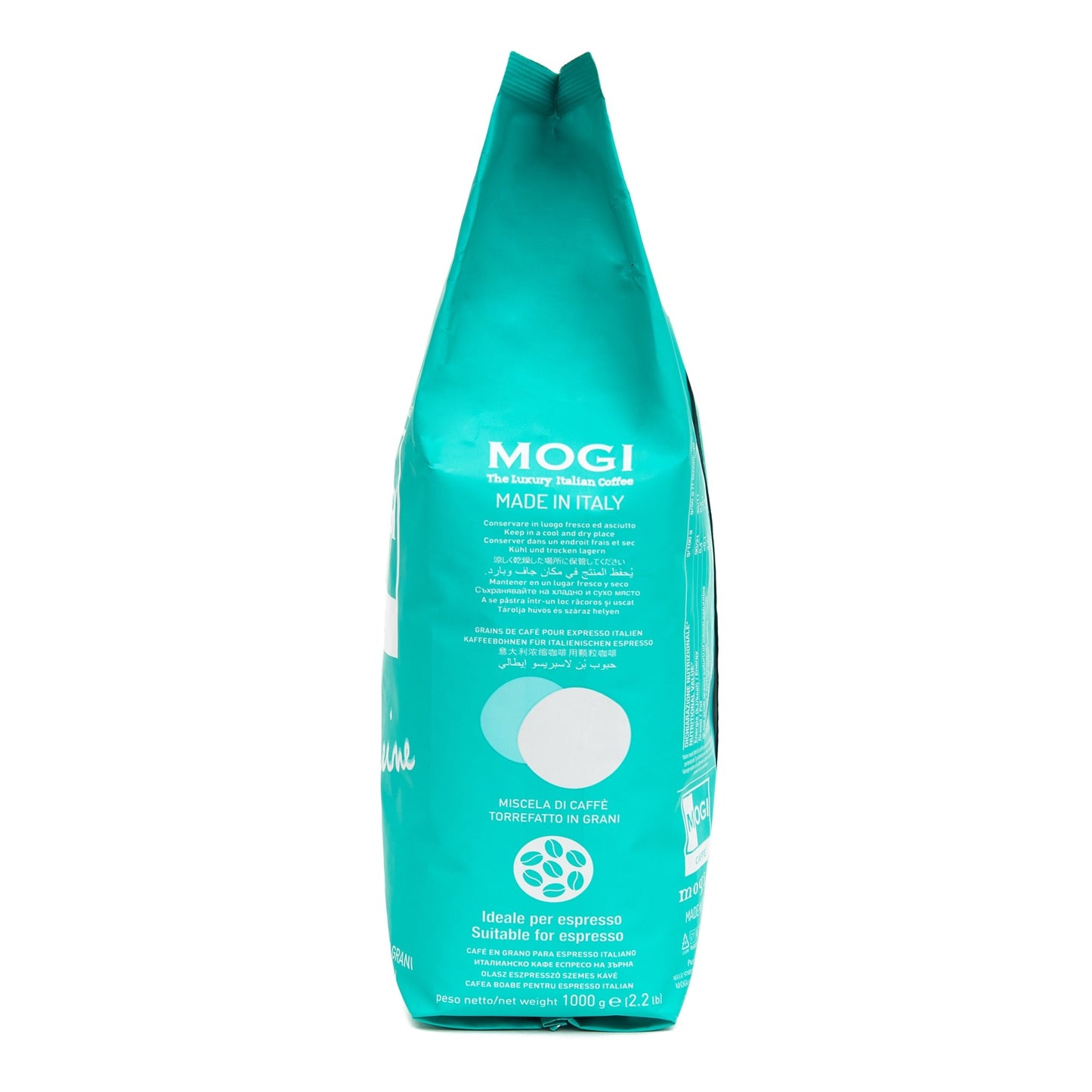 Aquamarine: refined Arabica & Robusta blend from Central/South America & Indonesia. Slow-roasted for bold, full-bodied flavor with caramelized aromas. Perfect coffee for every palate.