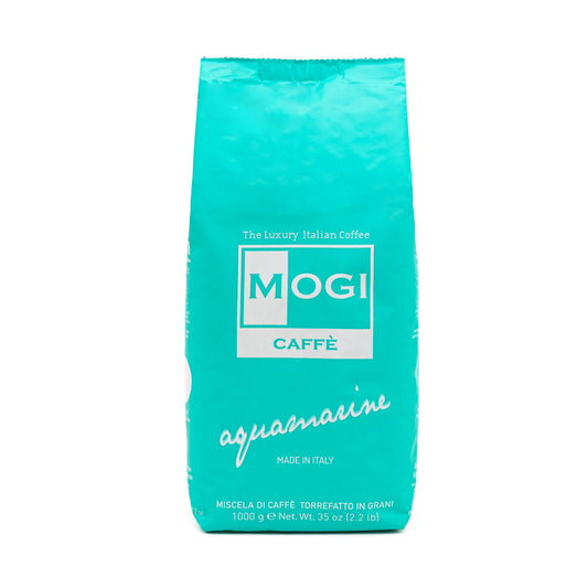 Aquamarine: refined Arabica & Robusta blend from Central/South America & Indonesia. Slow-roasted for bold, full-bodied flavor with caramelized aromas. Perfect coffee for every palate.