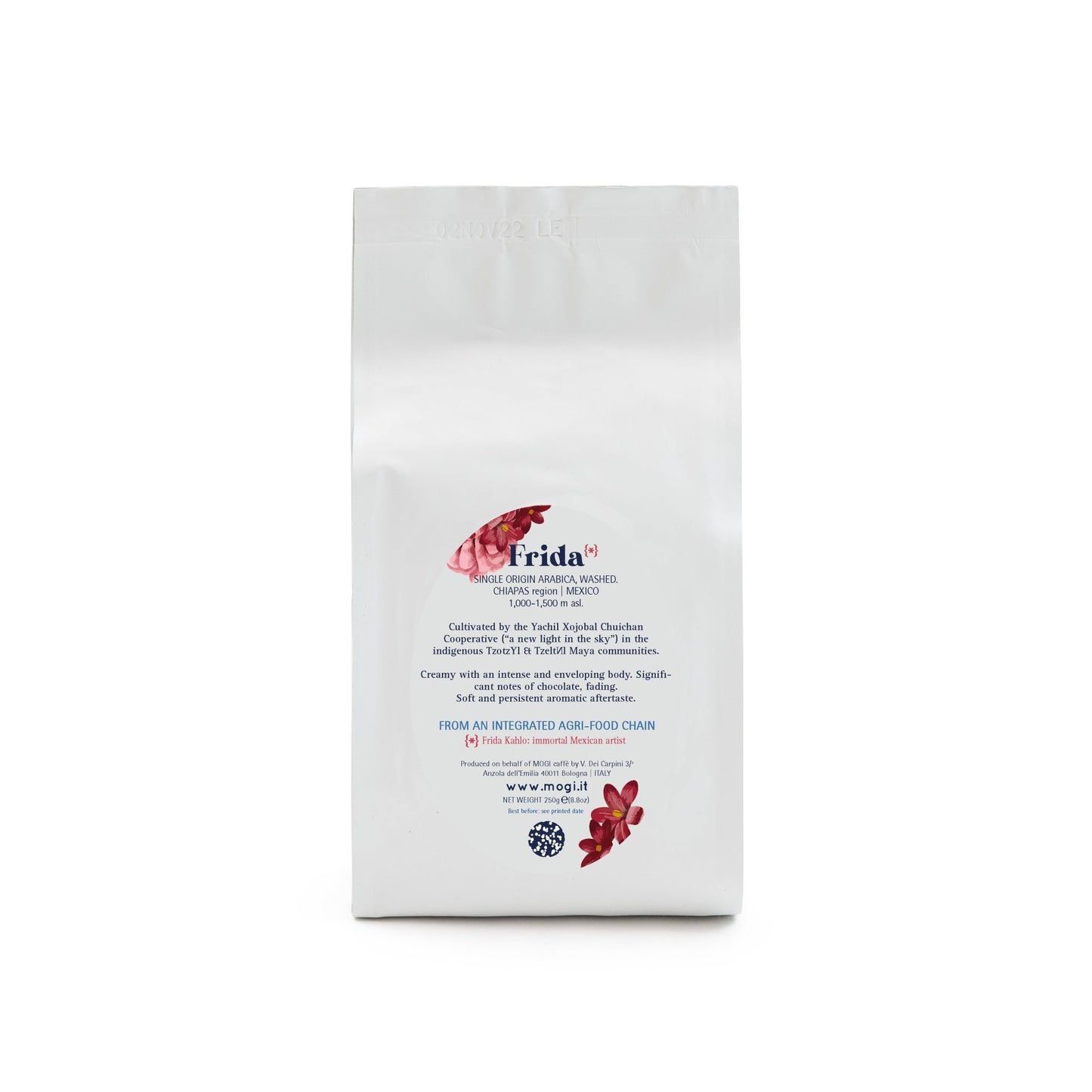 Frida Drip ground coffee packaging – premium single-origin Arabica coffee for drip brewing.