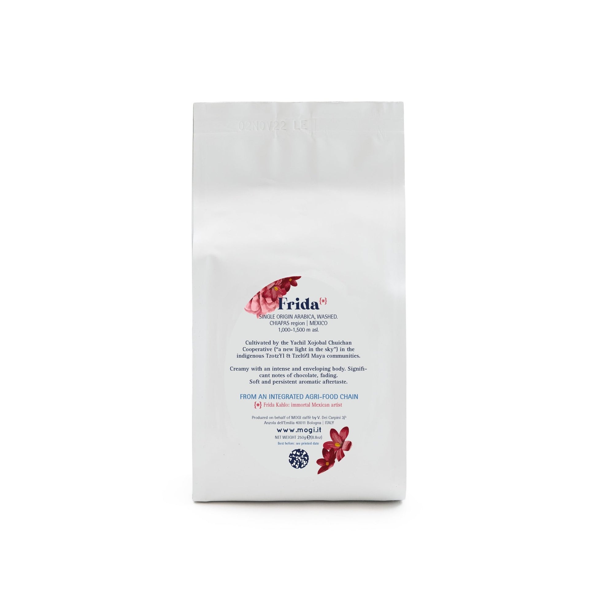 Frida Drip ground coffee packaging – premium single-origin Arabica coffee for drip brewing.