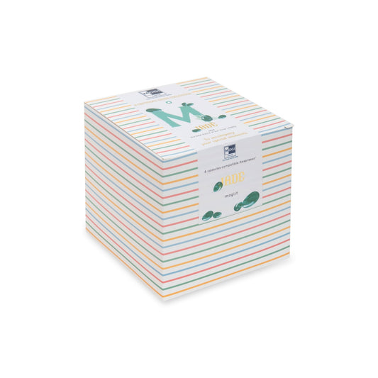 Jade Box 8 coffee capsules pack – Nespresso compatible Arabica and Robusta espresso blend by MOGI.