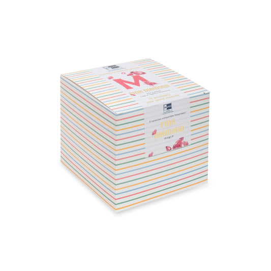 Pink Diamond Box 8 coffee capsules pack – Nespresso compatible 100% Arabica premium espresso by MOGI.