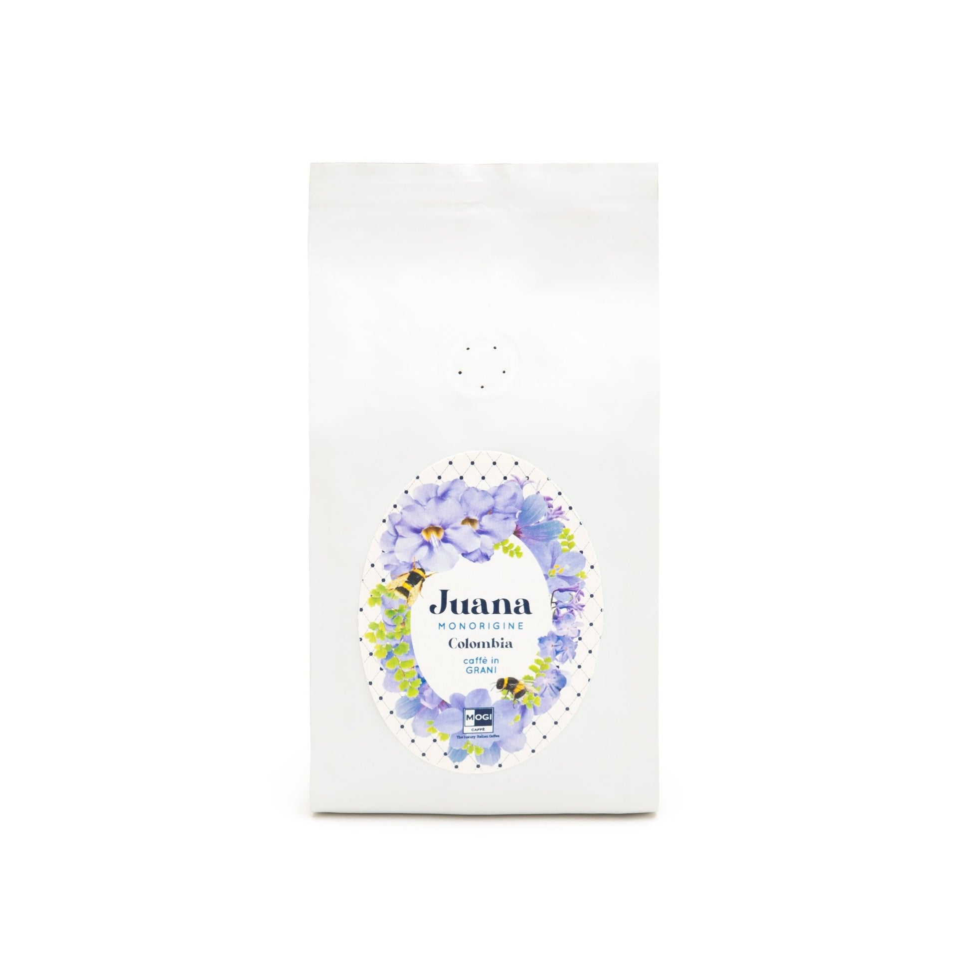 MOGI Juana Beans organic single-origin Arabica coffee beans pack – fruity and balanced flavour from Huila Colombia.