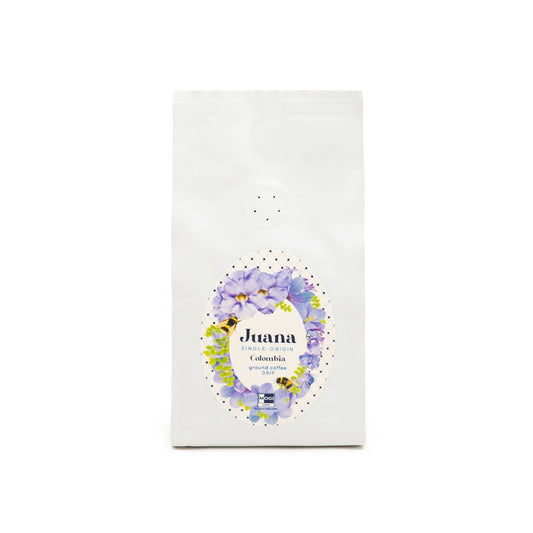 Juana Drip ground coffee pack – single-origin 100% Arabica drip coffee by MOGI.