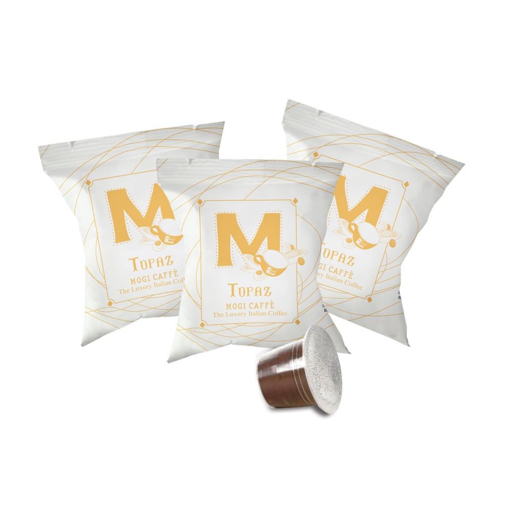 Topaz coffee capsules pack – Nespresso compatible espresso blend by MOGI.