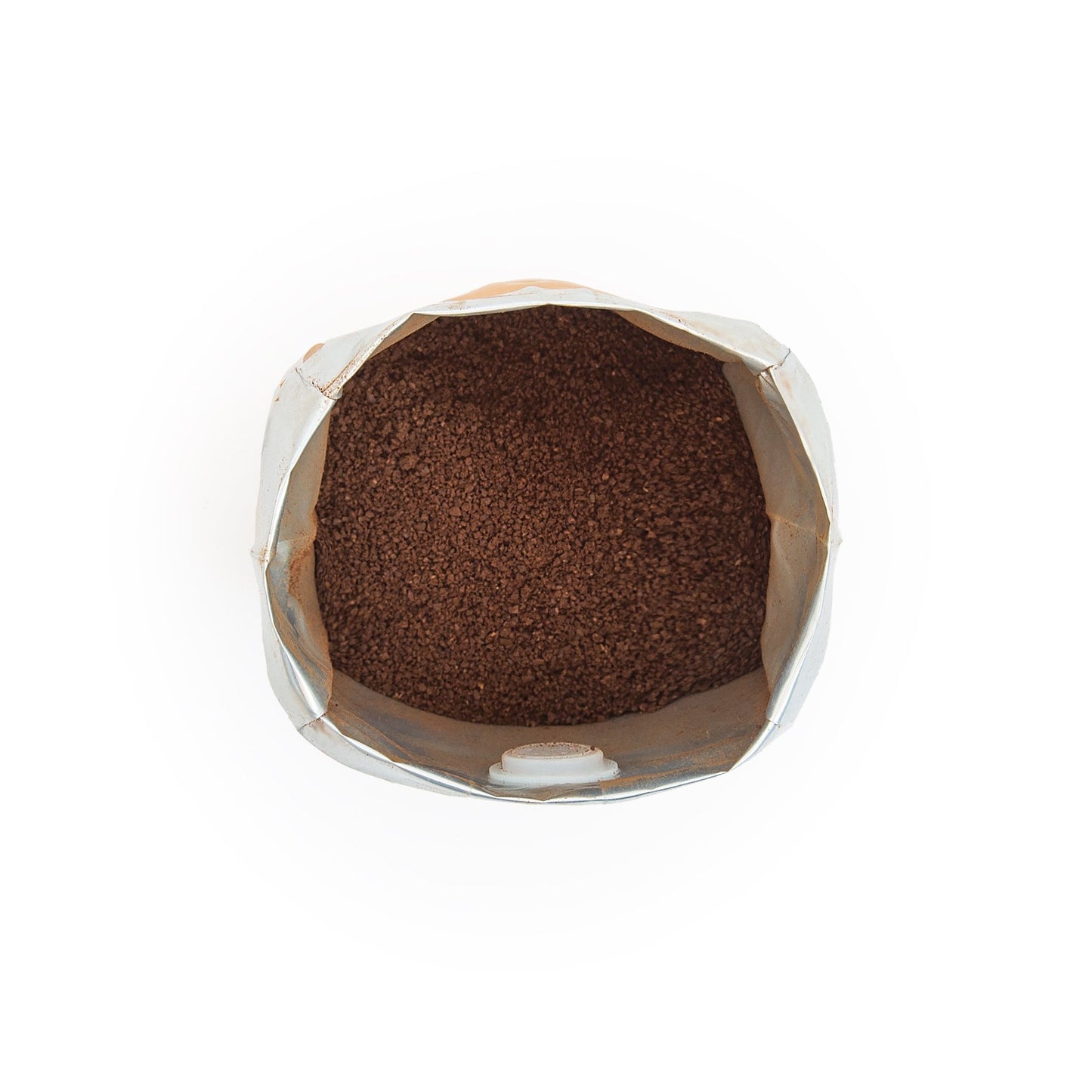 Close-up of Sirius Drip ground coffee showing fine texture for drip brewing.